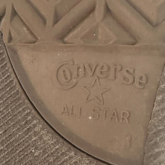 Converse Canvas Roses Low Tops Girls Size 3 Grunge Romantic Stranger Things - Picture 4 of 8